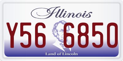 IL license plate Y566850