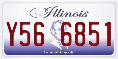IL license plate Y566851