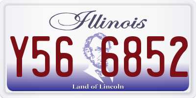 IL license plate Y566852