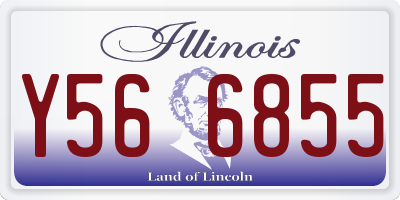 IL license plate Y566855