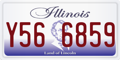 IL license plate Y566859