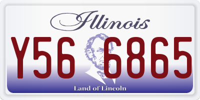 IL license plate Y566865