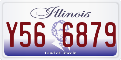 IL license plate Y566879