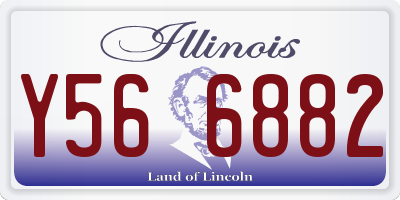 IL license plate Y566882