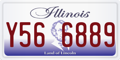 IL license plate Y566889