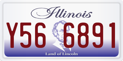 IL license plate Y566891