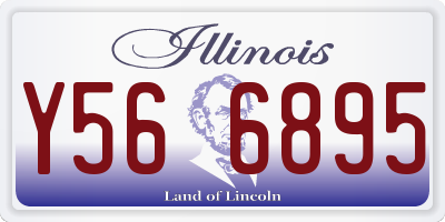 IL license plate Y566895