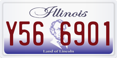 IL license plate Y566901