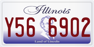 IL license plate Y566902