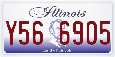 IL license plate Y566905