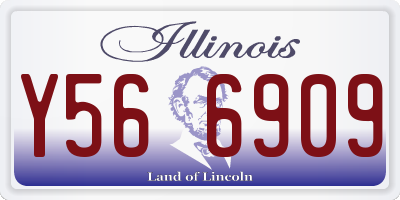 IL license plate Y566909