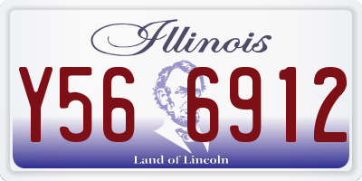 IL license plate Y566912