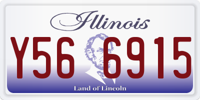 IL license plate Y566915