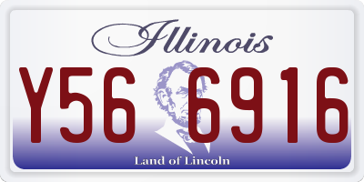 IL license plate Y566916