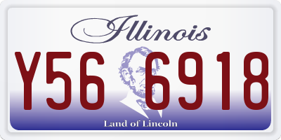 IL license plate Y566918
