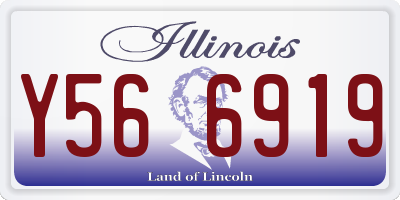 IL license plate Y566919