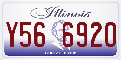 IL license plate Y566920