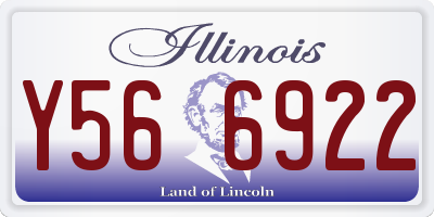 IL license plate Y566922