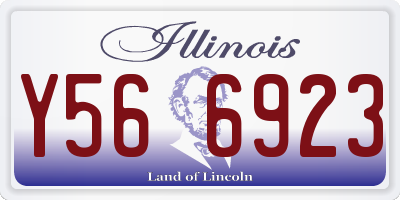 IL license plate Y566923