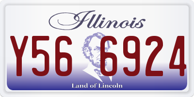 IL license plate Y566924