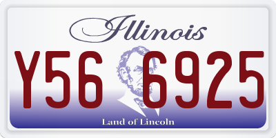 IL license plate Y566925
