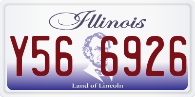 IL license plate Y566926