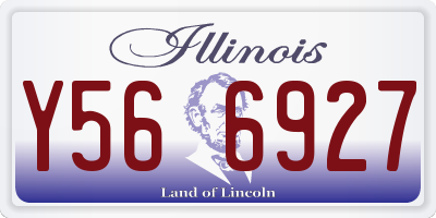 IL license plate Y566927
