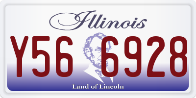 IL license plate Y566928