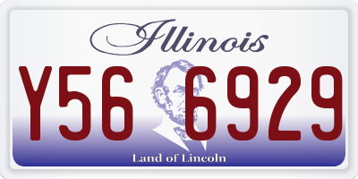 IL license plate Y566929