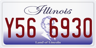 IL license plate Y566930