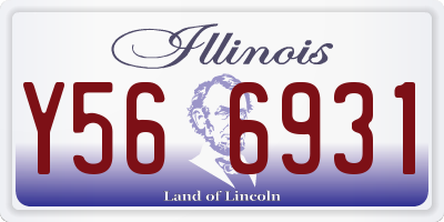 IL license plate Y566931