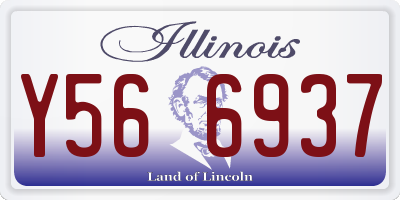 IL license plate Y566937