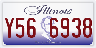IL license plate Y566938