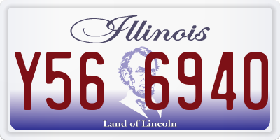IL license plate Y566940