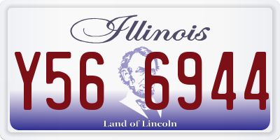 IL license plate Y566944