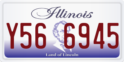 IL license plate Y566945