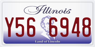 IL license plate Y566948