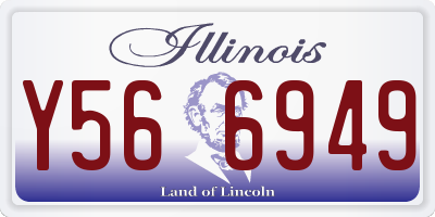 IL license plate Y566949