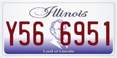 IL license plate Y566951