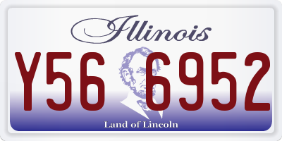 IL license plate Y566952