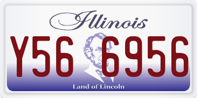 IL license plate Y566956