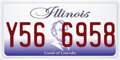 IL license plate Y566958