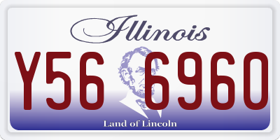 IL license plate Y566960