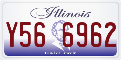IL license plate Y566962