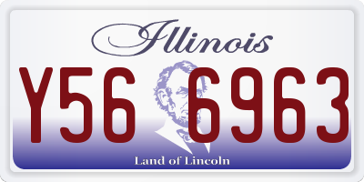 IL license plate Y566963
