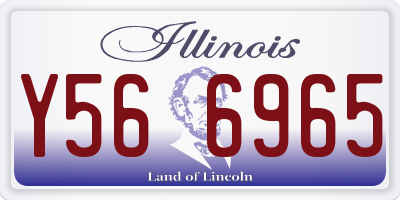 IL license plate Y566965