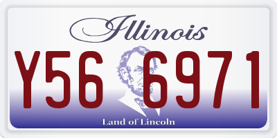 IL license plate Y566971