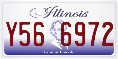 IL license plate Y566972