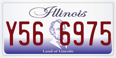 IL license plate Y566975