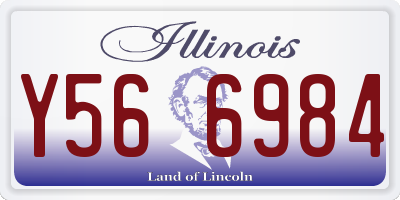 IL license plate Y566984